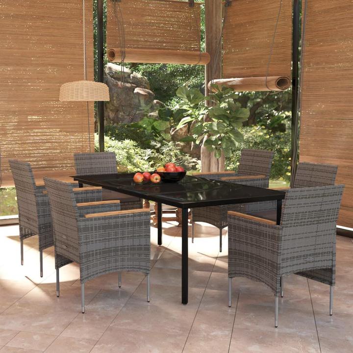 Produktbild vidaXL Garten Essgruppe (200 x 100 x 74 cm)
