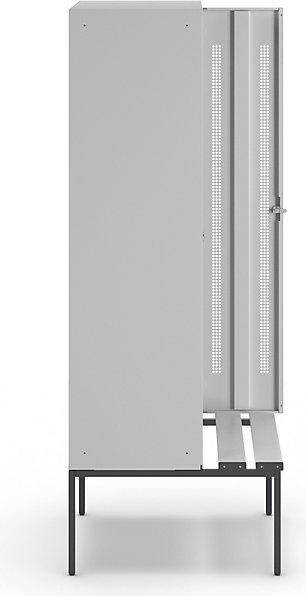 Actual product image Wolf Clothes locker with bench underneath (80 cm, 214 cm)