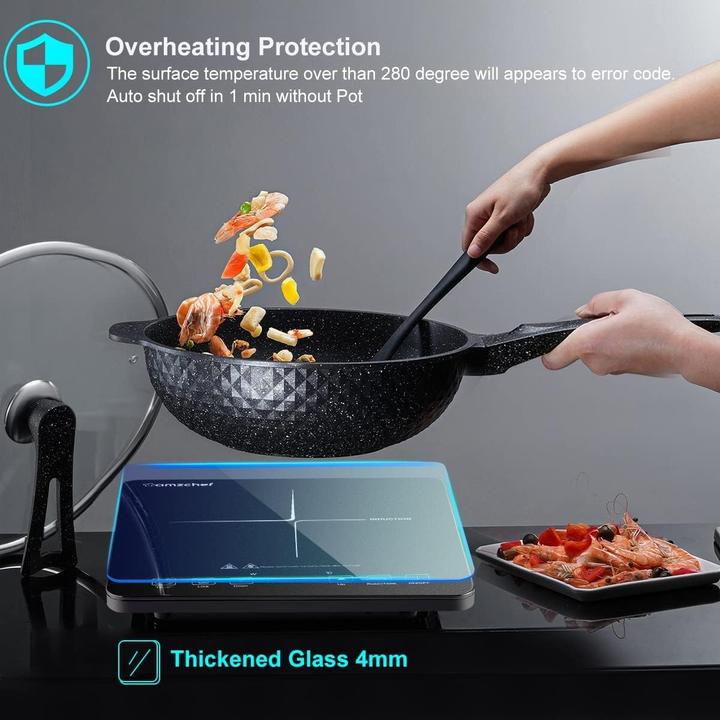 Produktbild Amzchef Induktionskochplatte