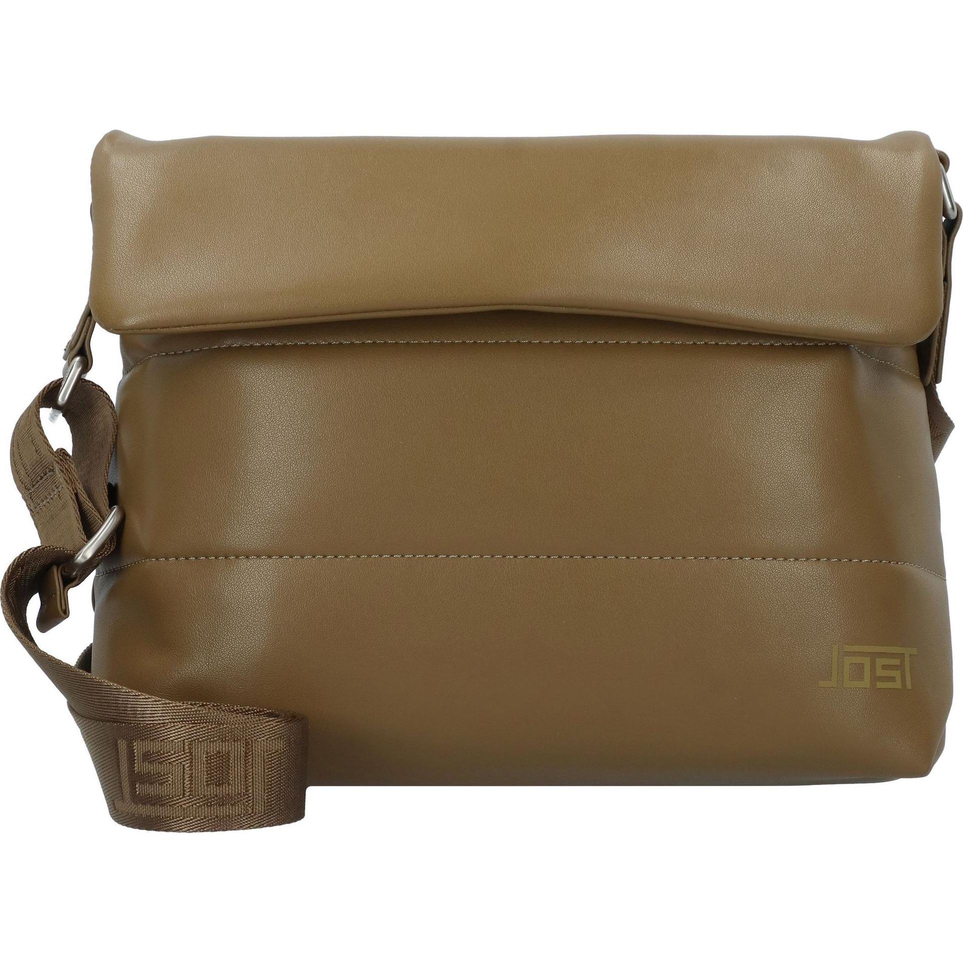 Jost, Handtasche, Kaarina Umhängetasche RFID 26 cm, Grün