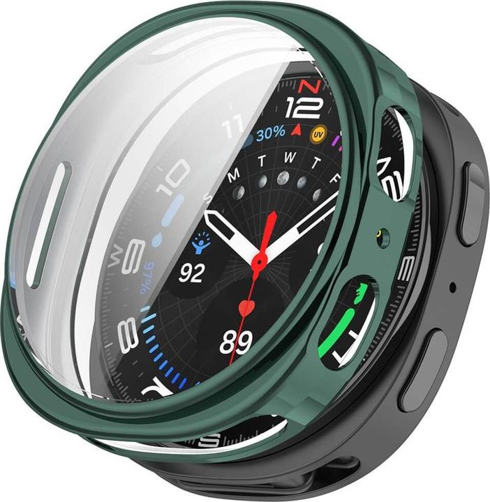 Cover-Discount Samsung Galaxy Watch 8 40mm - Gummi Schutz Case Metall-Look