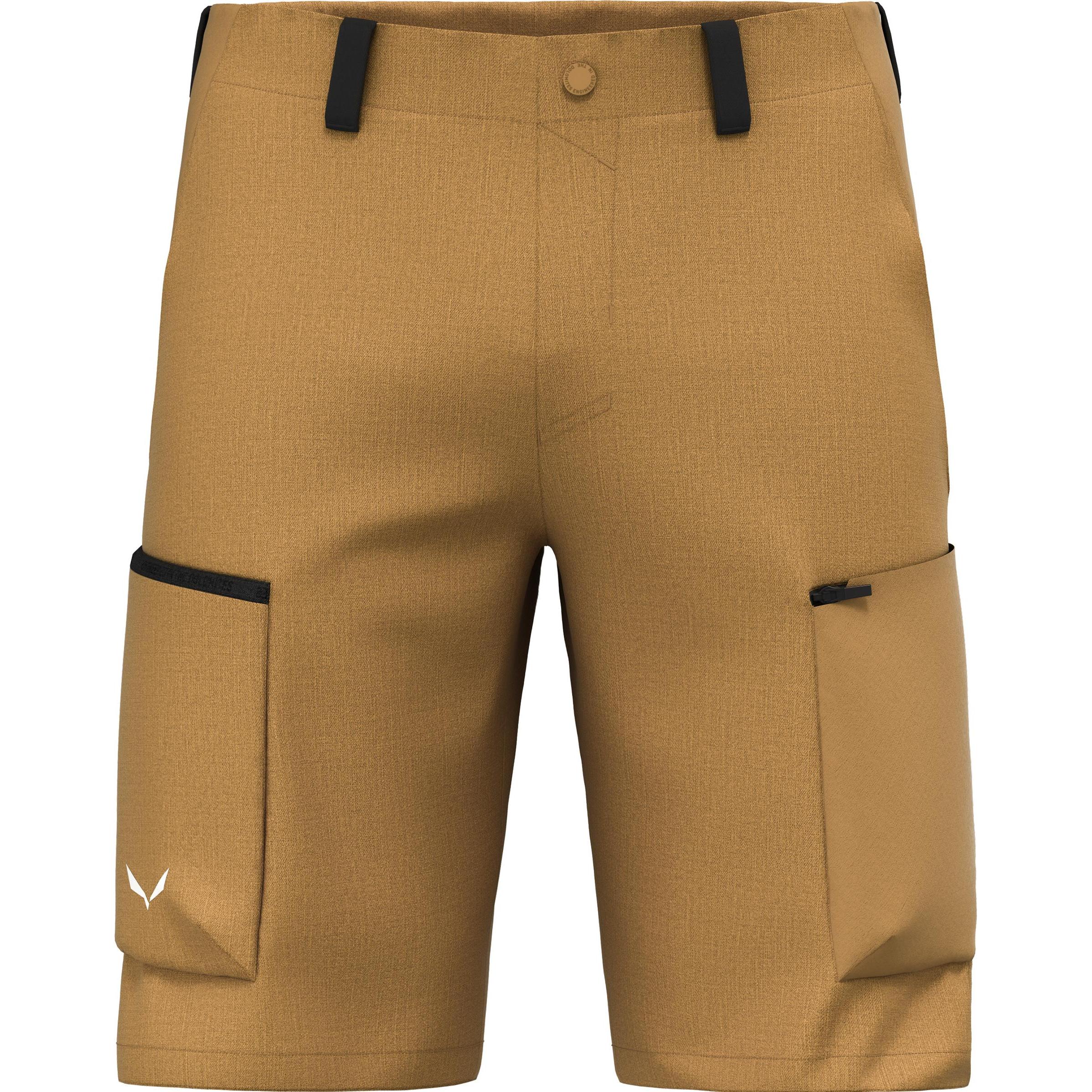 Salewa, Herren, Outdoorhose, Puez Hemp Durastretch Shorts (46), Braun, 46