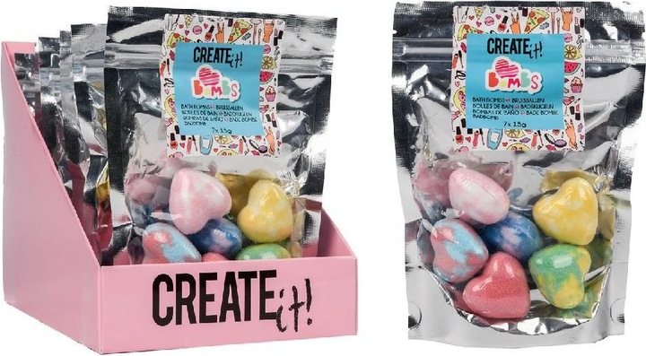 Produktbild Create It! Badebomben Herzen 7er-Pack
