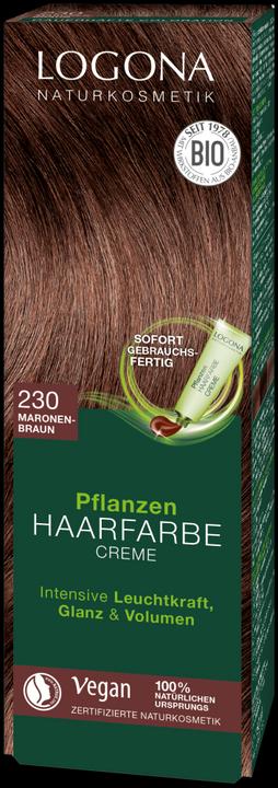 Actual product image Logona Herbal Hair Colour Cream (230 chestnut brown)