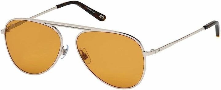 Actual product image WEB Unisex Adults' WE0206 16E 58 Optical Frames Silver