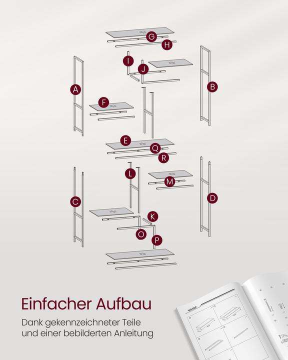 Image du produit Vasagle Olivia (80 x 30 x 180 cm)