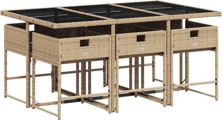 Produktbild vidaXL Garten Essgruppe (165 x 106 x 73 cm)