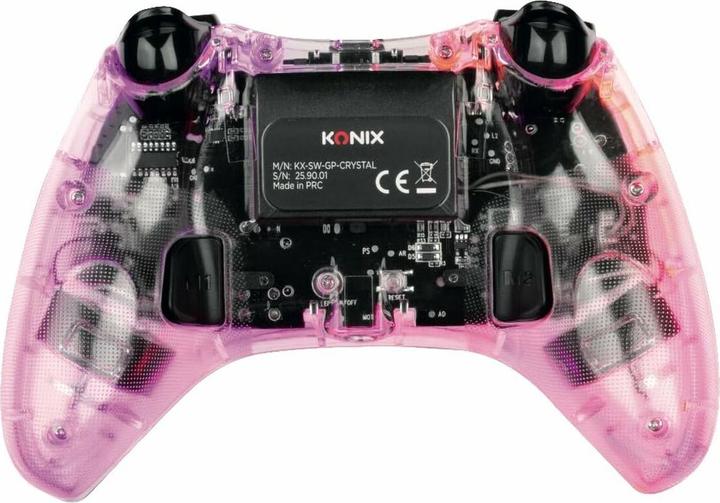 Produktbild Konix Wireless Gamepad - Crystal LED (PC, Switch, PS4)