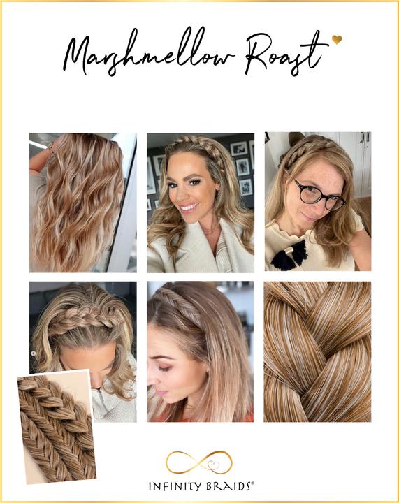 Immagine prodotto Infinity Braids Messy Braid Vienne Marshmallow Roast