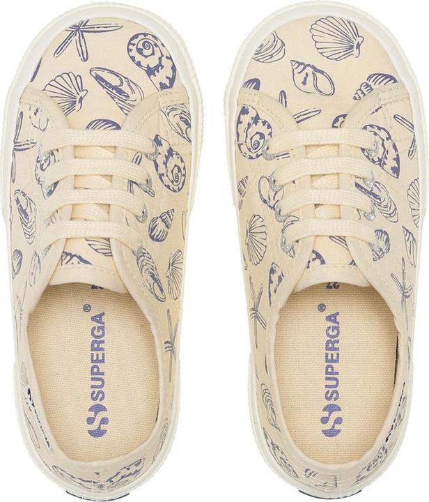 Actual product image Superga Childrens/Kids 3750 Leggera Seashells Lightweight Lace Up Trainers (30.5)
