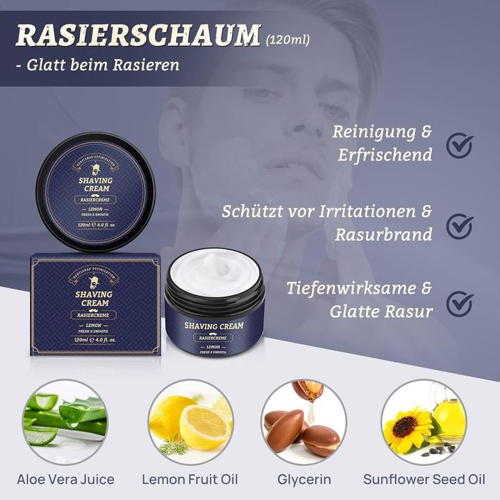 Immagine prodotto Oukzon Set per la cura della barba (120 ml)