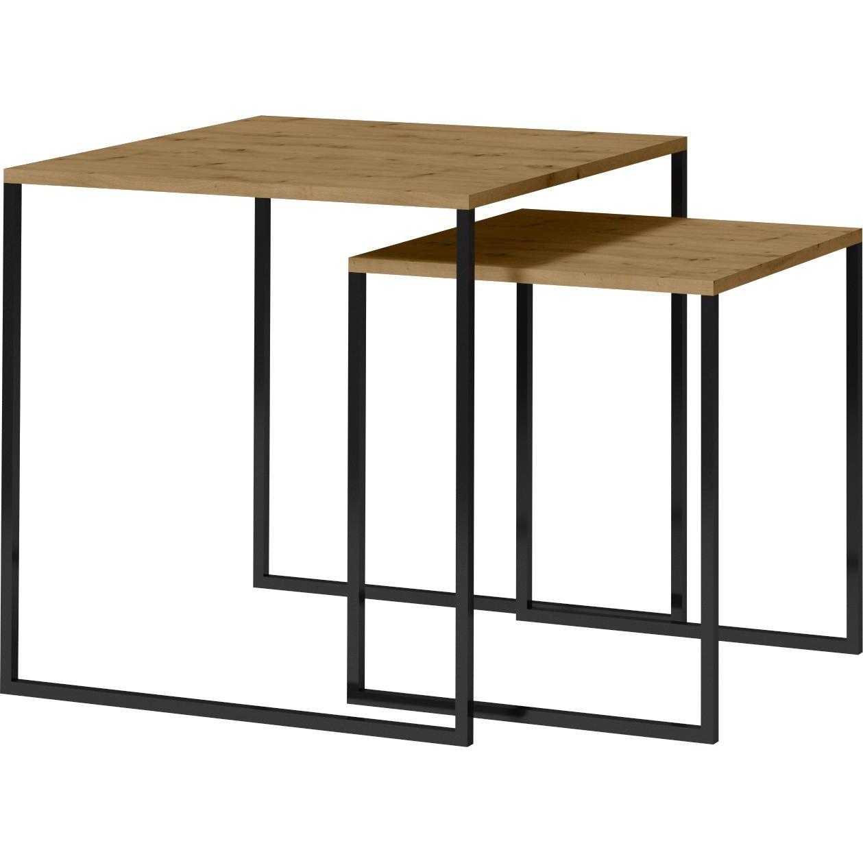 ADRK Furniture, Couchtisch + Beistelltisch, 2In1 Aria