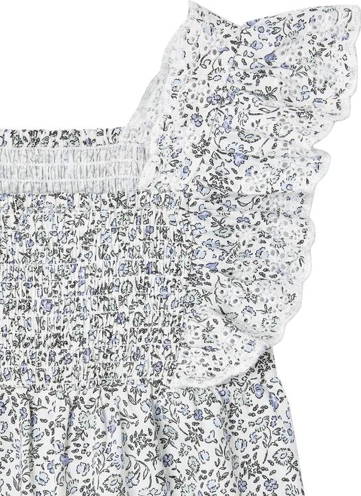 Actual product image Vertbaudet Festlicher Mädchen Jumpsuit mit Blumenprint und Lochstickerei (122)