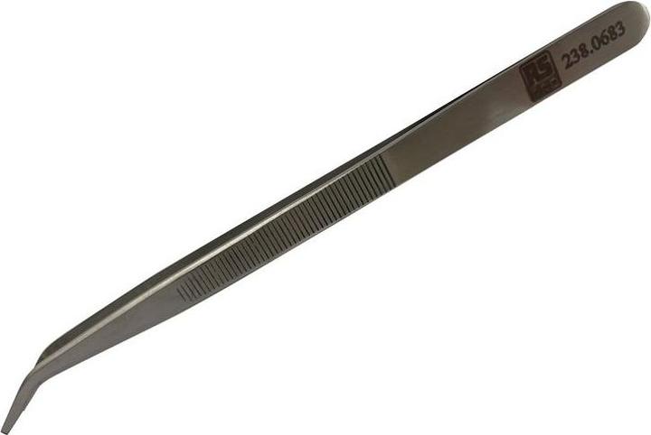 Produktbild RS PRO 19PSA Austenitstahl Pinzette, 160 mm, Spitze Gebogen Antimagnetisch