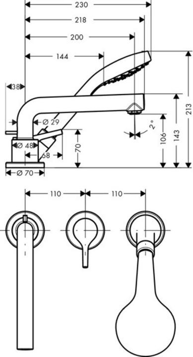 Produktbild hansgrohe Talis S Chrom