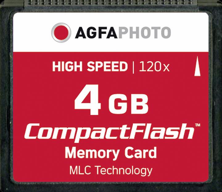 AGFAPHOTO Compact Flash 4GB High Speed 120x MLC (4 GB, CF)