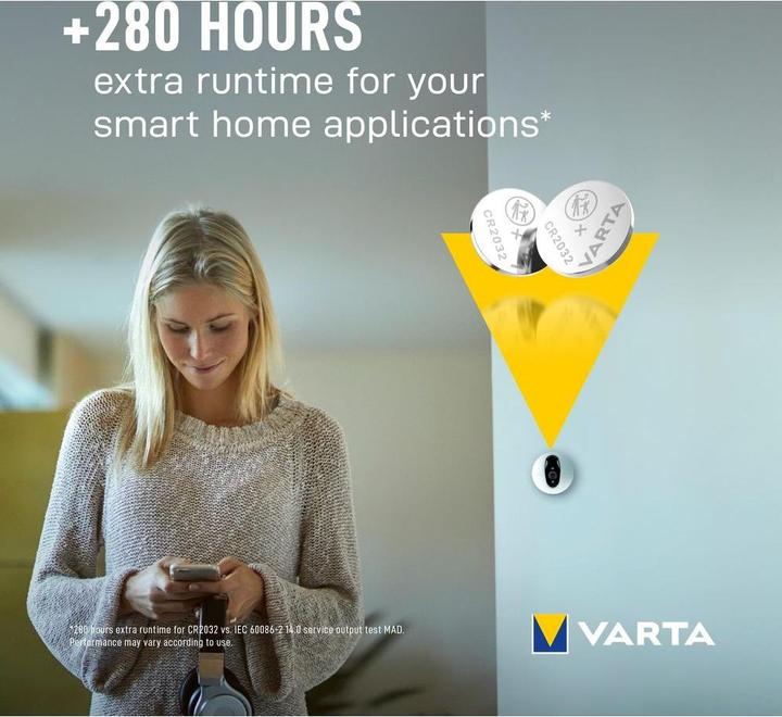 Actual product image Varta CR2032 (4 pcs., CR2032, 230 mAh)