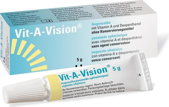 Image du produit OmniVision Pommade ophtalmique Vit-A-Vision (Gel pour le soin des yeux, Nuit)