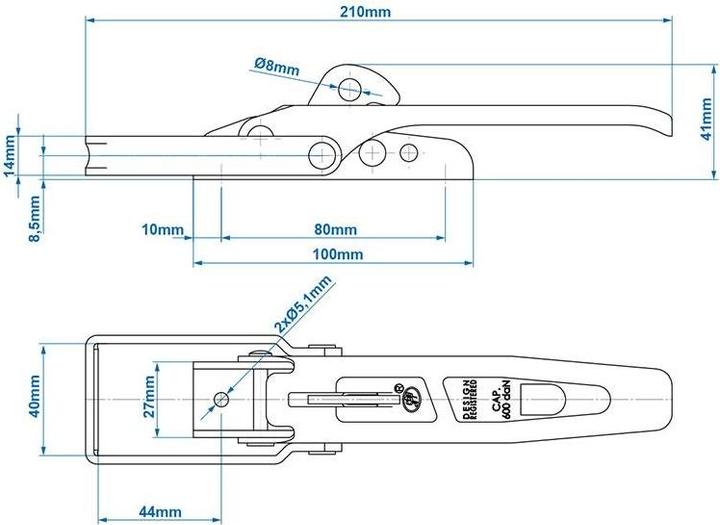 Actual product image ProPlus Eccentric lock SPP ZB-01A