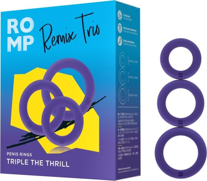 Produktbild Romp Remix Trio Silikon Penisring Set (2.90 cm)