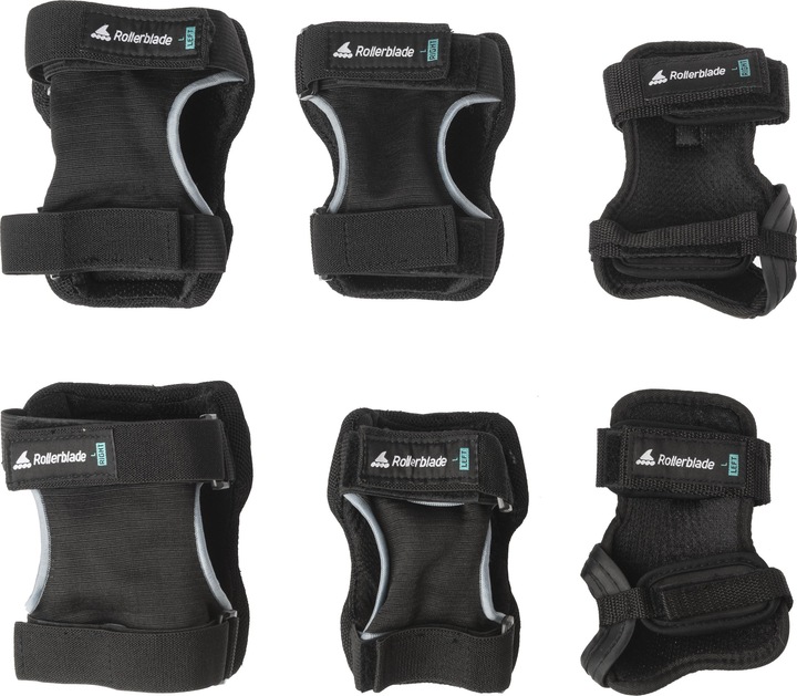 Immagine prodotto Rollerblade Skate Gear Pack (S, Protettori gomito, Protezioni per i polsi, Ginocchiera, Esemplare unico)