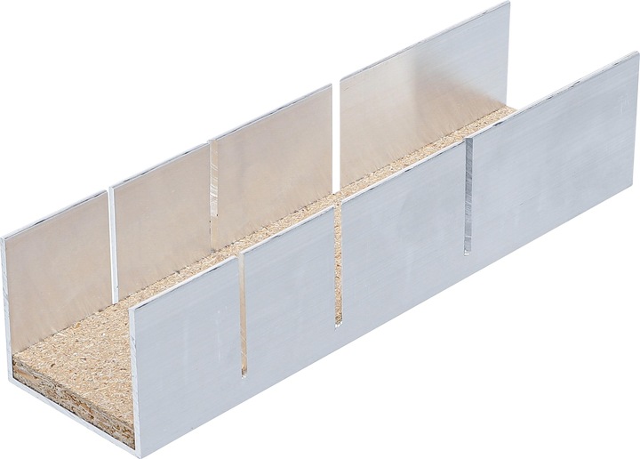 Immagine prodotto BGS Cassetta per tagli obliqui in alluminio | 245 x 65 x 55 mm