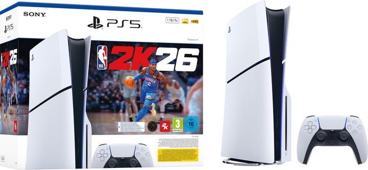 Produktbild Sony PlayStation 5 Slim - NBA 2K26 Bundle