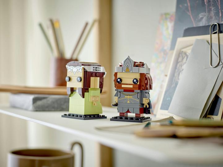 Actual product image LEGO BrickHeadz - Aragorn and Arwen (40632, LEGO Brickheadz)