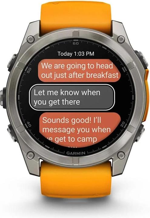 Produktbild Garmin Fenix 8 AMOLED Sapphire Titan (51 mm)