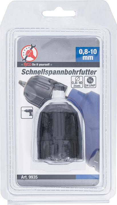 Image du produit BGS Mandrin autoserrant 0,8 - 10 mm - 3/8" x 24 UNF
