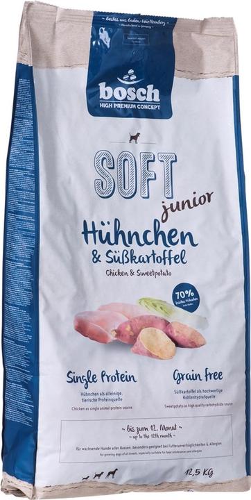 Immagine prodotto Bosch Petfood High Premium Soft Semi-Moist Food Junior Chicken & Sweet Potato (Junior, 1 pz., 12500 g)