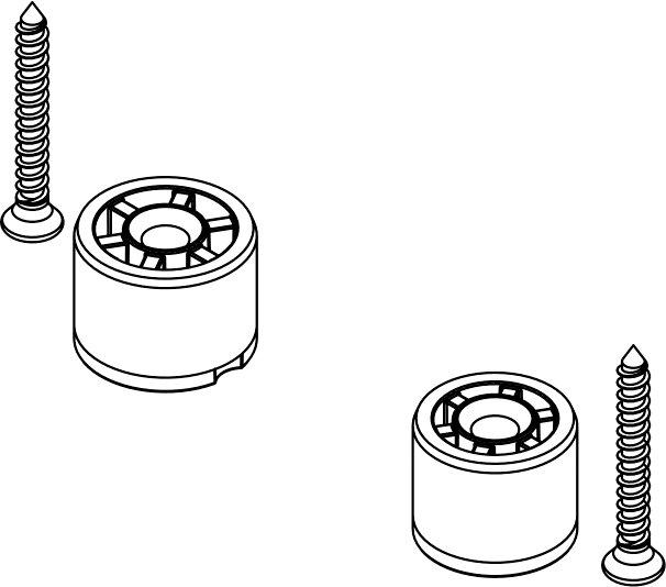 Produktbild Servetto Unsichtbare Halterung zu Schrankrohren ausziehbar