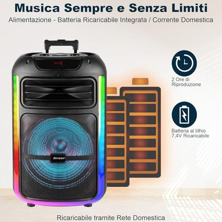 Actual product image Trevi XF 1400 KB (Rechargeable battery operated, Electrical connection)