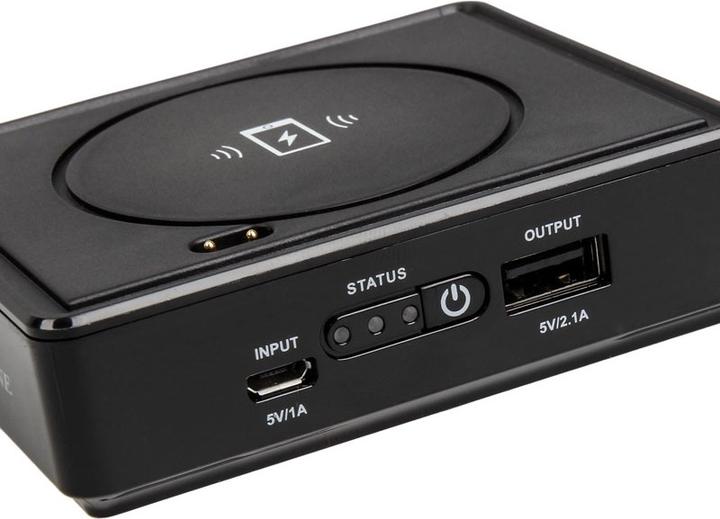 Produktbild Silverstone SST-QIB052-D Qi Lader mit Docking Station - schwarz (15.50 W)