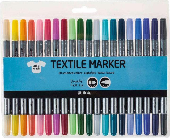 Produktbild Creativ Company Textilmarker (20 x)