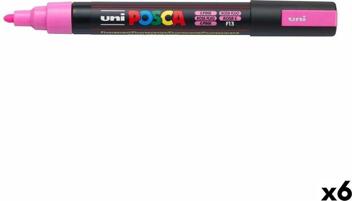 Produktbild Posca Textmarker PC-5M Rosa (6 Stück) (Rosa, 2.50 mm, 6 x)