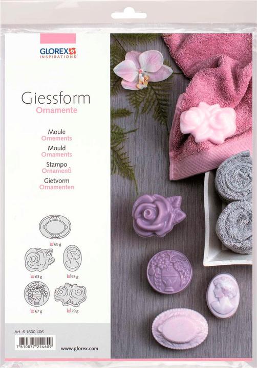 Produktbild Glorex Giessform Ornamente