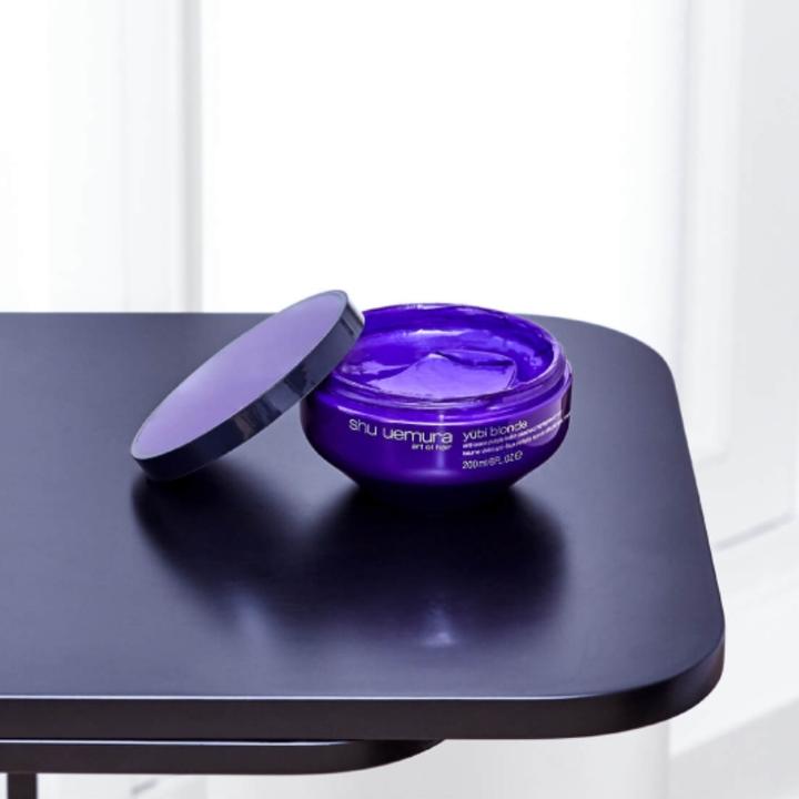 Actual product image Shu Uemura yūbi blonde anti-brass Purple Balm (200 ml)