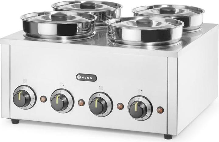 Actual product image Hendi Thermal system, quadruple,, 16L, 220-240V/800W, 506x509x(H)298mm