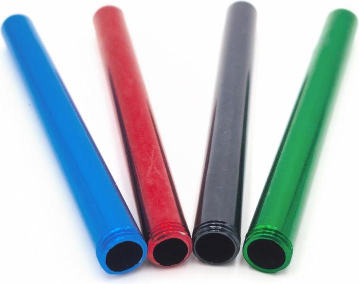 Black Leaf Aluminium Tubing Screw Thread 10 cm Assort.