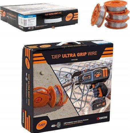 Produktbild TJEP Bindedraht 40 Rollen Ultra Grip, verzink, 0,8mm x 100m
