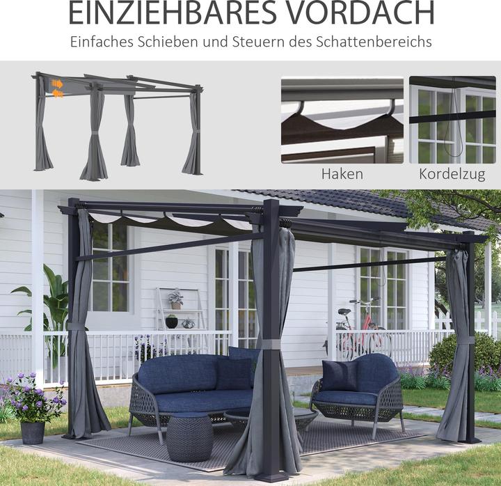 Immagine prodotto Outsunny Pergola (297 cm, 295 cm)
