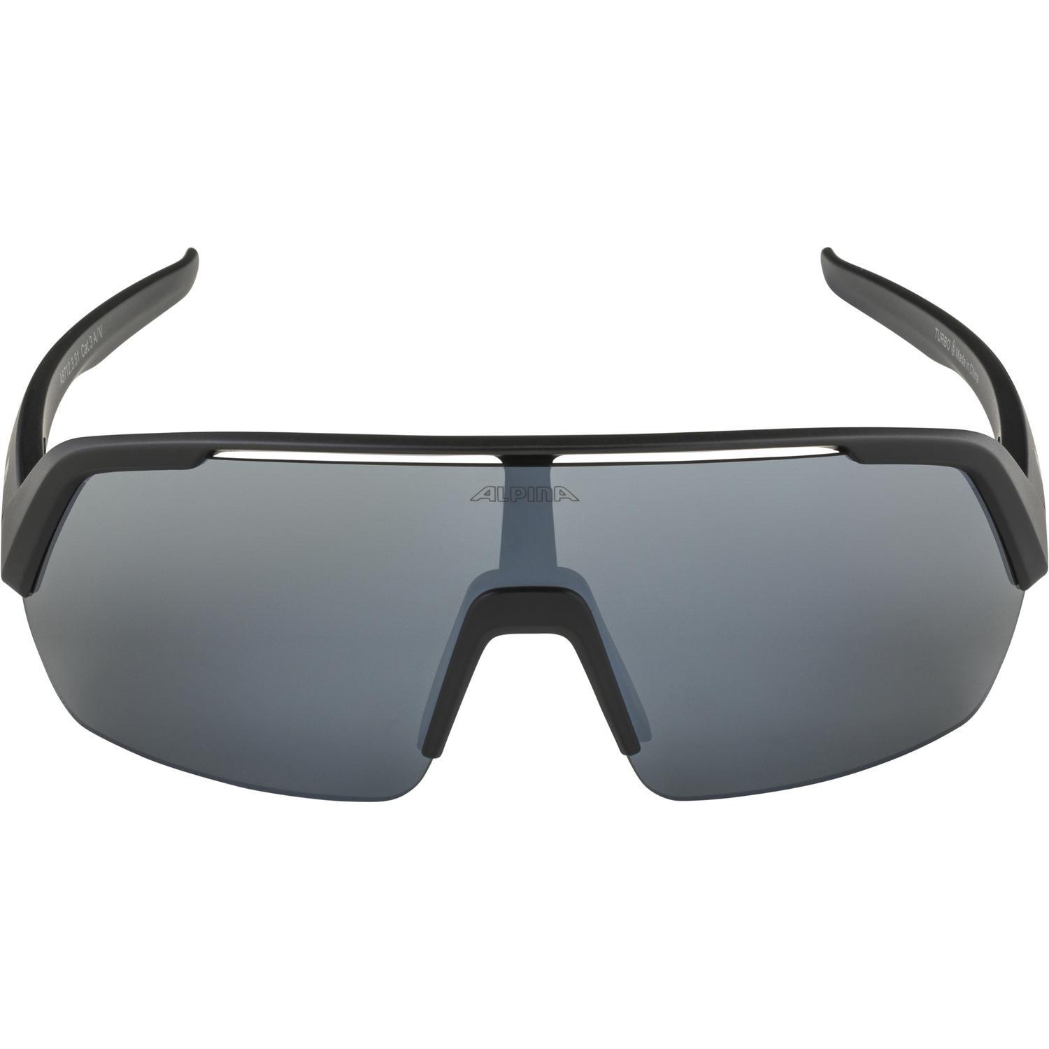 Thumbnail - ALPINA SPORTS, Herren, Sportbrille, Turbo (Schwarz matt, Silber), Schwarz