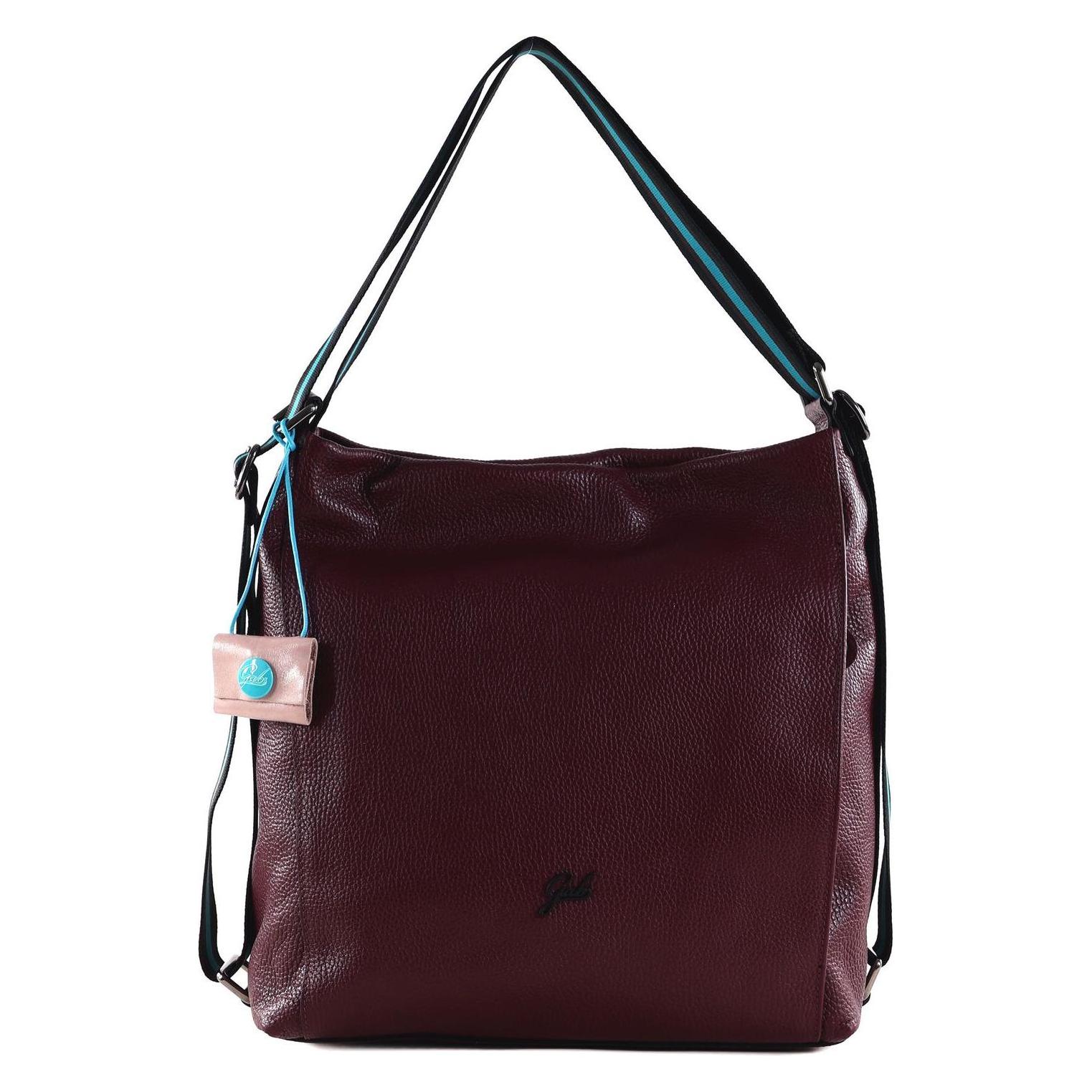 Gabs, Damen, Handtasche, Aissa Tg Bull Black Shoulder Bag, Rot