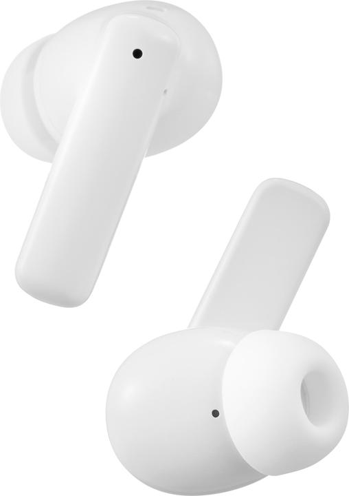 Actual product image Streetz T600 TWS earphones with LCD, ANC and ENC, white (ANC, 5 h, Wireless)