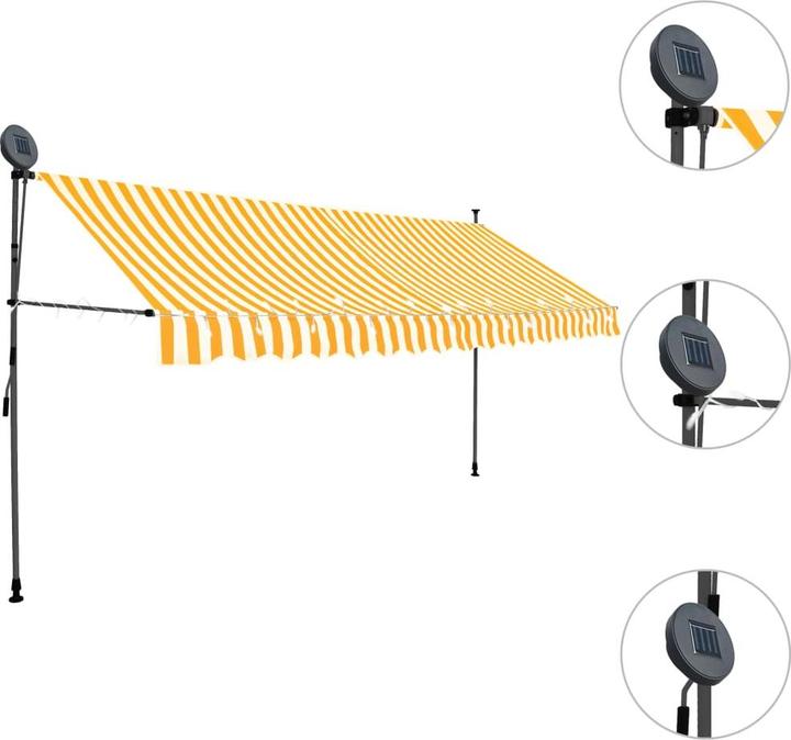 Actual product image vidaXL Einziehbare Markise (350 x 120 cm)