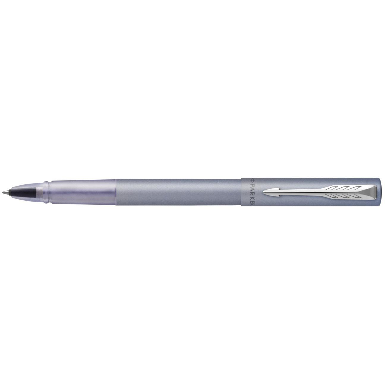 Parker Pen, Penne, Scooter Vector Xl Metallic C.C F (Argento-Blu, 1 X)