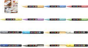 Actual product image Posca Marker PC-1M round tip (Beige, 0.70 mm, 1 x)