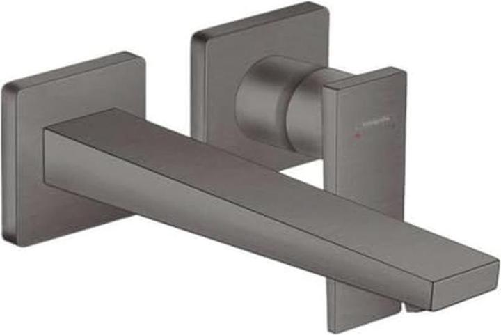 Actual product image hansgrohe HG ready-mounted set METROPOL for concealed 2-hole WC mixer outlet 225mm bru bl