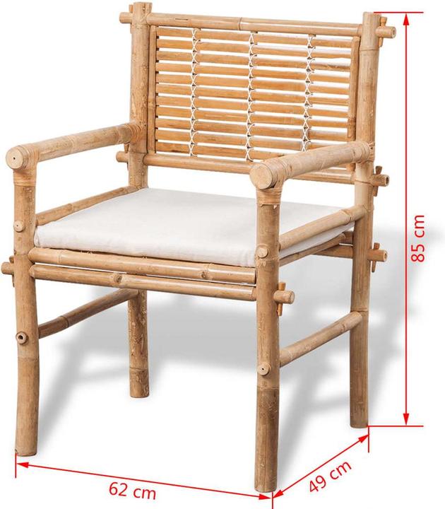 Produktbild vidaXL Gartenmöbel Set (50 x 40 x 50 cm)